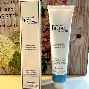 Philosophy renewed hope in a jar. Peeling mousse. 2.5 fl oz